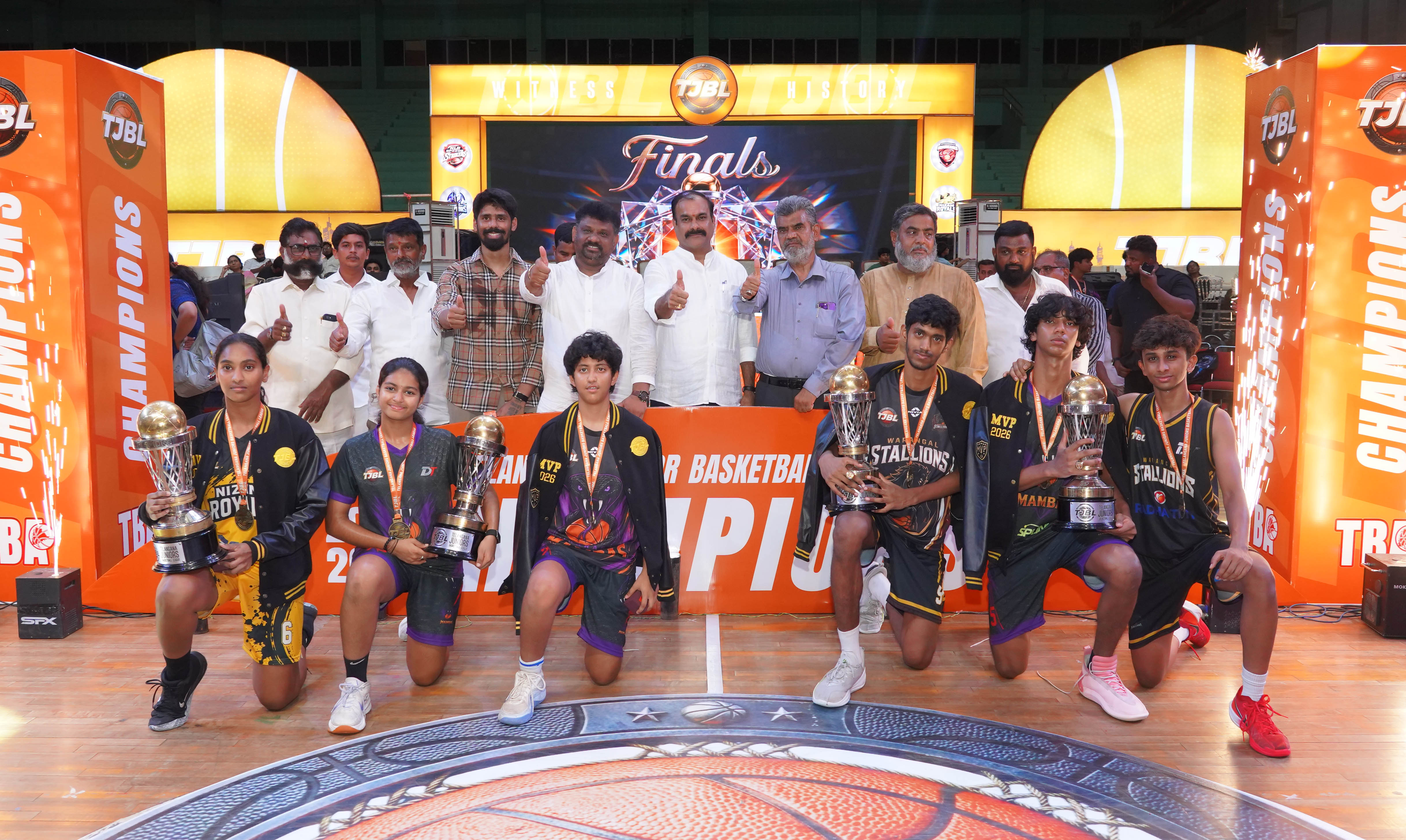 Telangana Junior Basketball League concludes on a high note; Four Champions crowned in historic inaugural edition